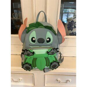 Loungefly Disney Stitch Luau Hula Womens Double Strap Shoulder Bag Purse